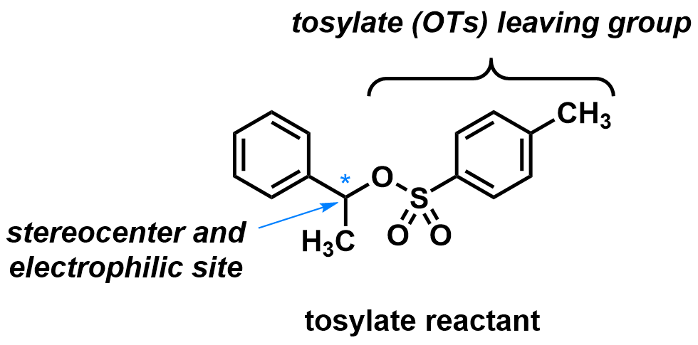 Secondary benzylic tosylate